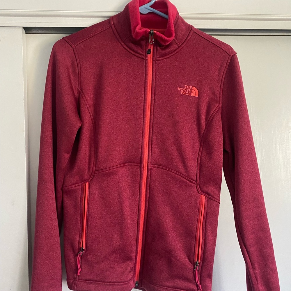 The North Face Red Full-Zip Jacket